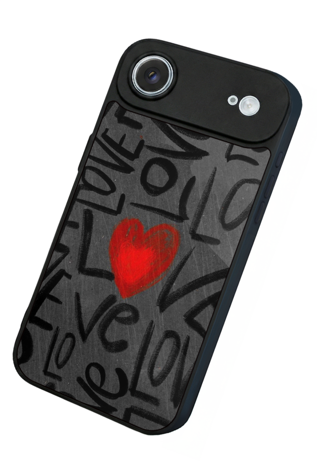 iPhone 17 Air Uyumlu Love Tasarımlı Glossy Premium Kılıf