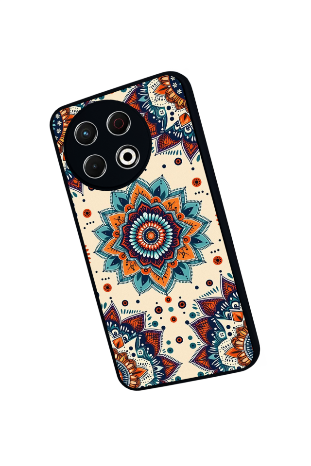 Tecno Spark 30 Pro Uyumlu Mandaal Tasarımlı Glossy Premium Kılıf