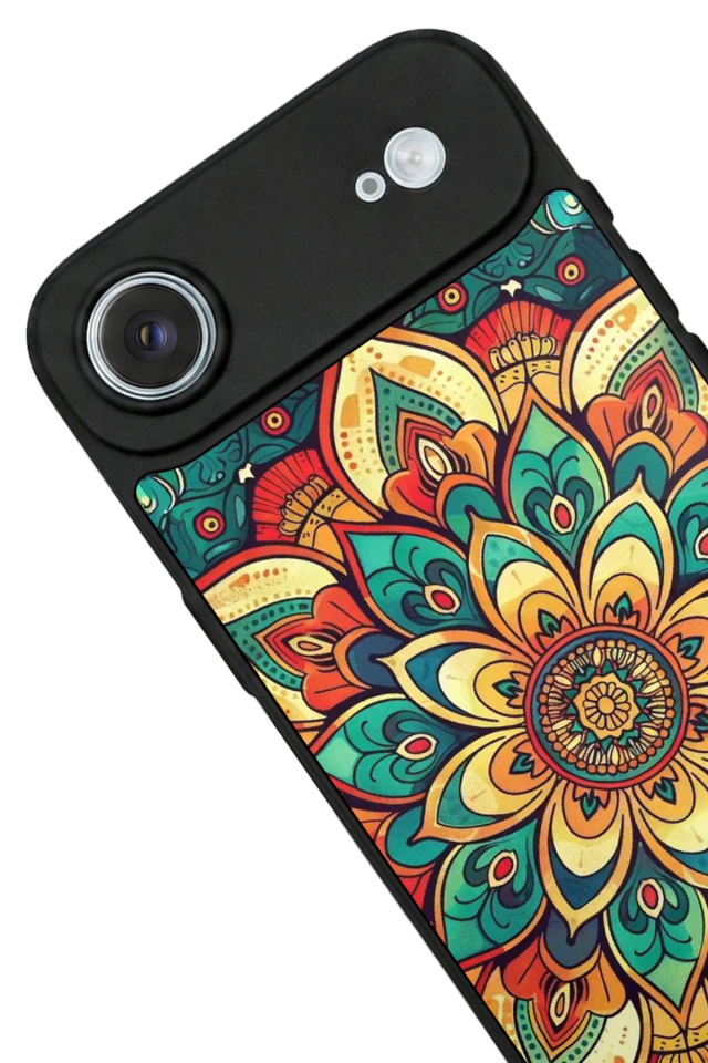 iPhone 17 Air Uyumlu Mandala Tasarımlı Glossy Premium Kılıf