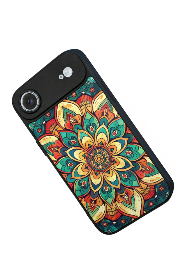 iPhone 17 Air Uyumlu Mandala Tasarımlı Glossy Premium Kılıf