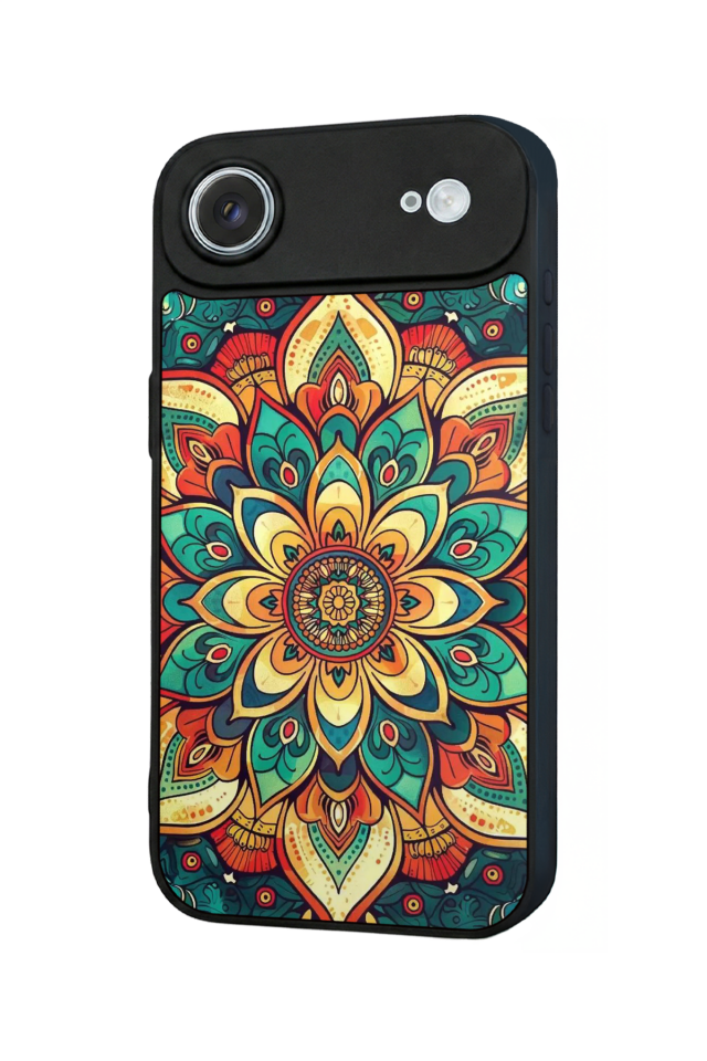 iPhone 17 Air Uyumlu Mandala Tasarımlı Glossy Premium Kılıf