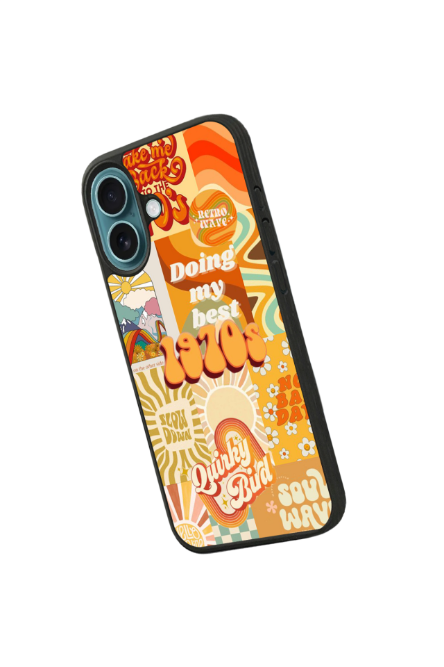 iPhone 16 Plus Uyumlu Poster Tasarımlı Glossy Premium Kılıf