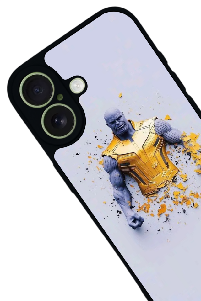 iPhone 17 Uyumlu Thanos Tasarımlı Glossy Premium Kılıf