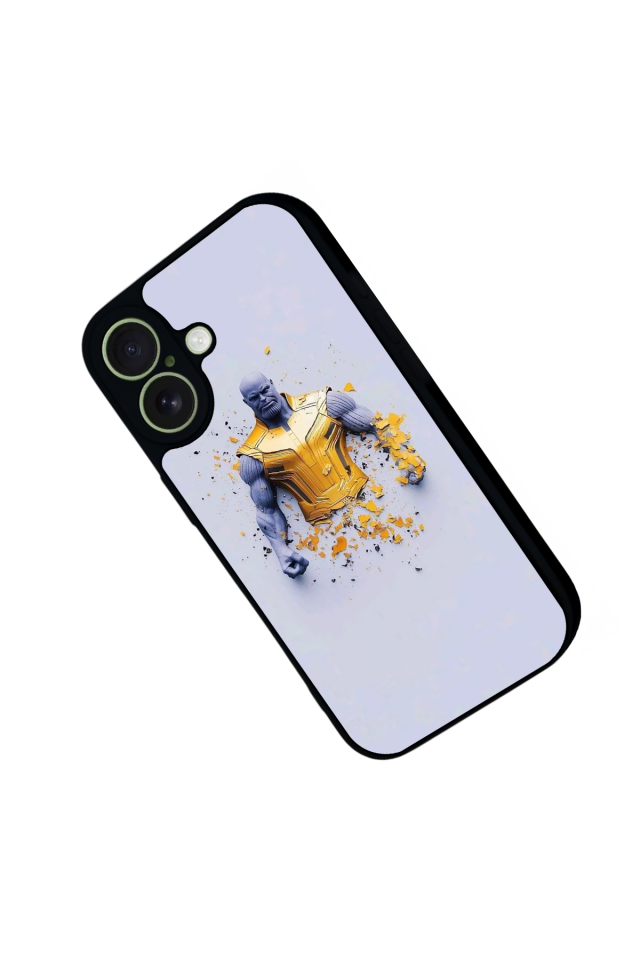 iPhone 17 Uyumlu Thanos Tasarımlı Glossy Premium Kılıf