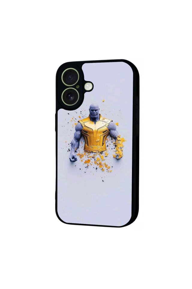 iPhone 17 Uyumlu Thanos Tasarımlı Glossy Premium Kılıf
