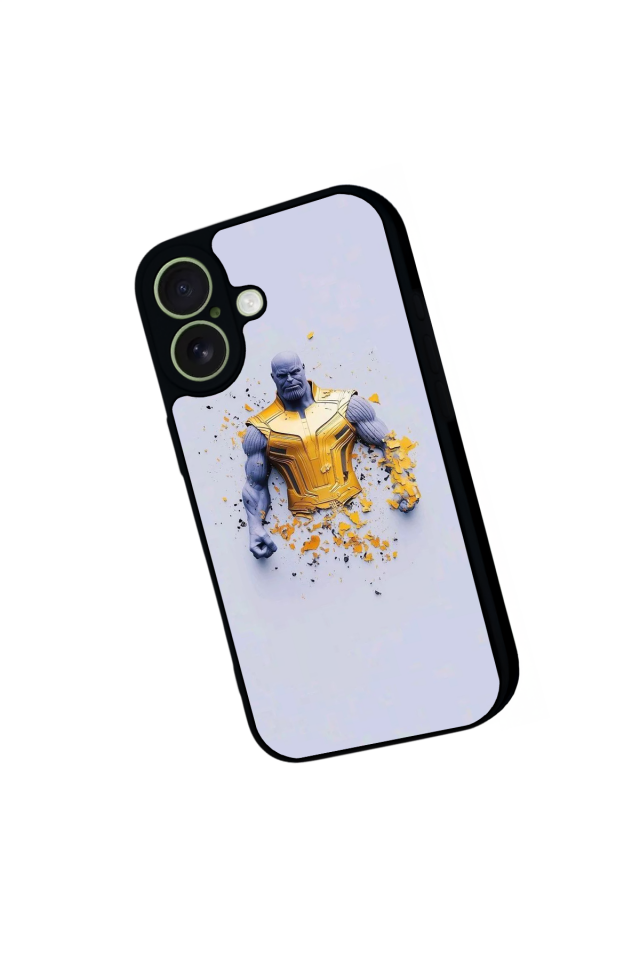 iPhone 17 Uyumlu Thanos Tasarımlı Glossy Premium Kılıf