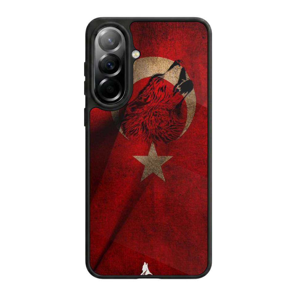 Samsung Galaxy A57 Uyumlu Türk Bayragi Tasarımlı Glossy Premium Kılıf