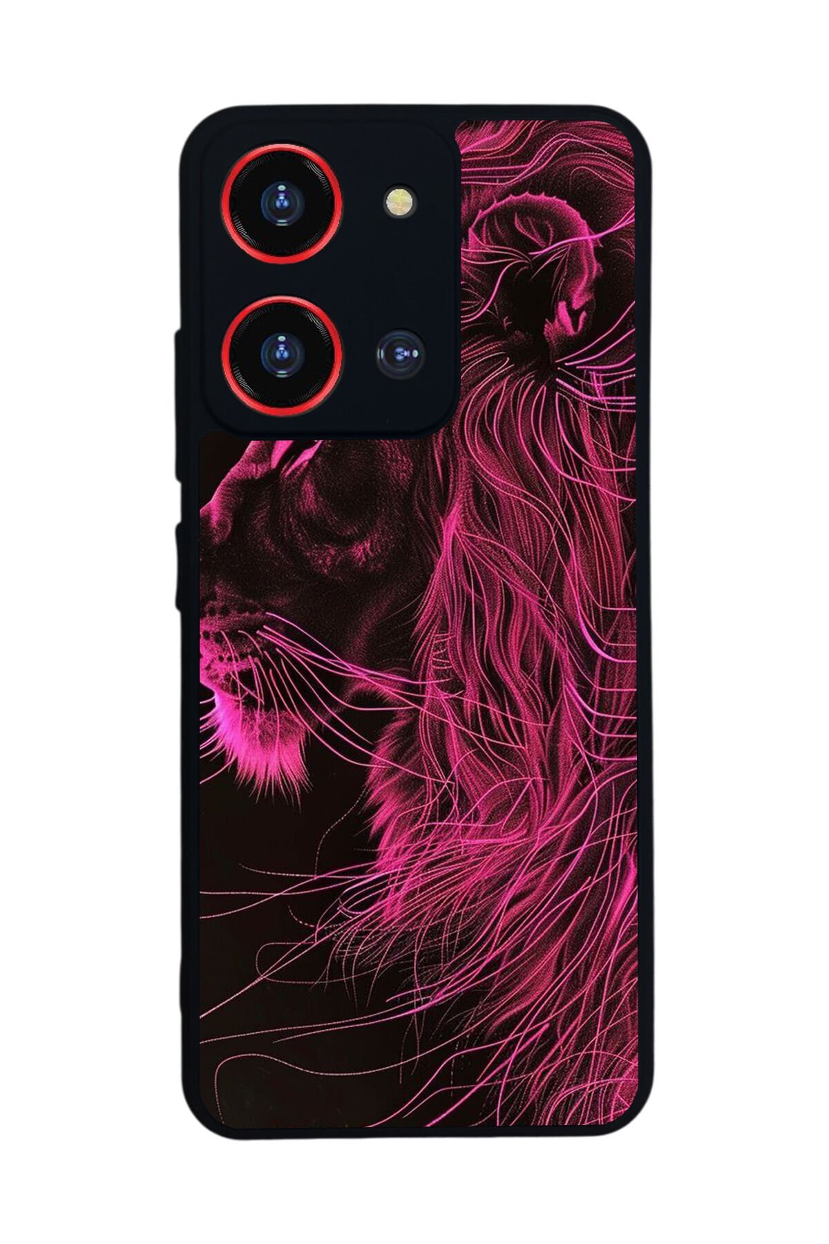 Reeder S19 Max Pro S 108MP Uyumlu Aslan Tasarımlı Glossy Premium Kılıf