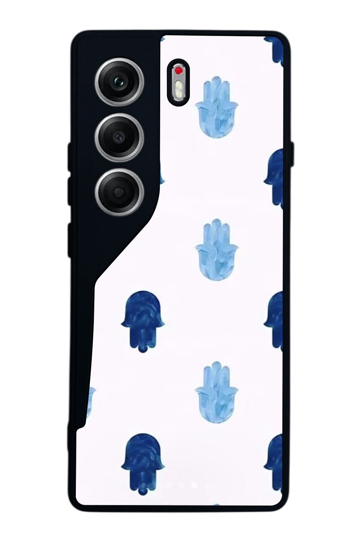 Tecno Camon 40 Uyumlu Nazar Tasarımlı Glossy Premium Kılıf