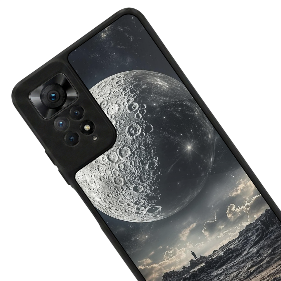 Xiaomi Redmi Note 11 Pro Uyumlu Ay Tasarımlı Glossy Premium Kılıf