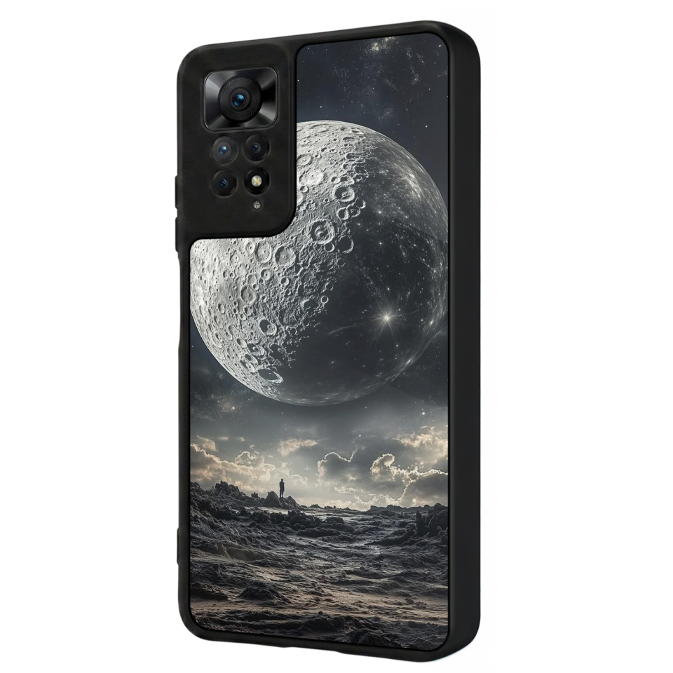 Xiaomi Redmi Note 11 Pro Uyumlu Ay Tasarımlı Glossy Premium Kılıf