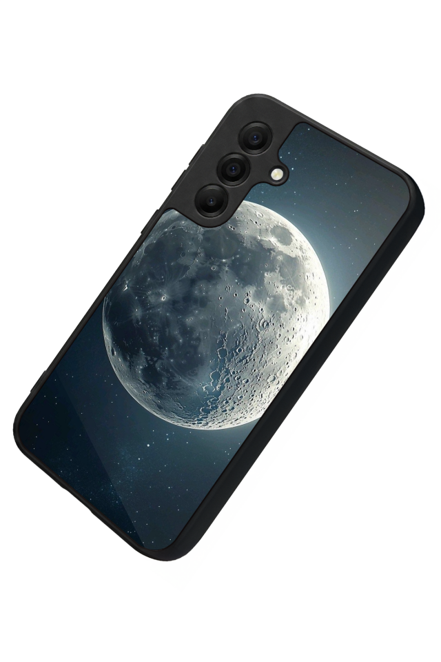 Samsung Galaxy A17 Uyumlu Ay Tasarımlı Glossy Premium Kılıf