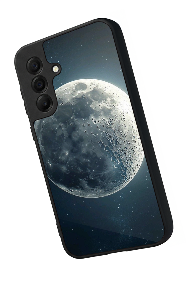 Samsung Galaxy A17 Uyumlu Ay Tasarımlı Glossy Premium Kılıf