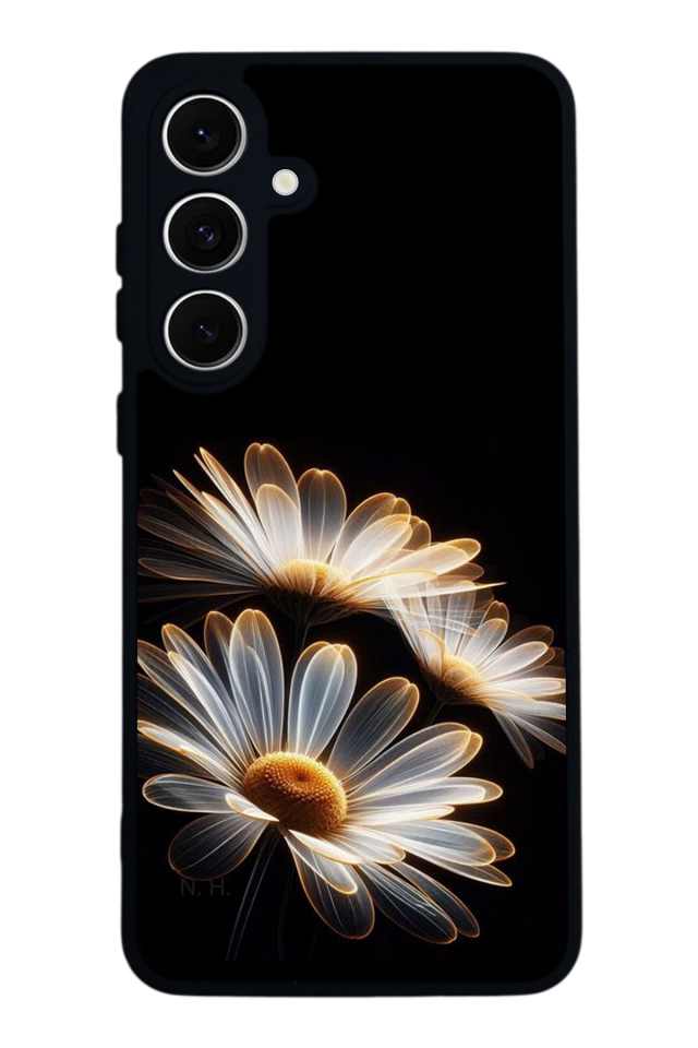 Samsung Galaxy A16 Uyumlu Cicek Tasarımlı Glossy Premium Kılıf