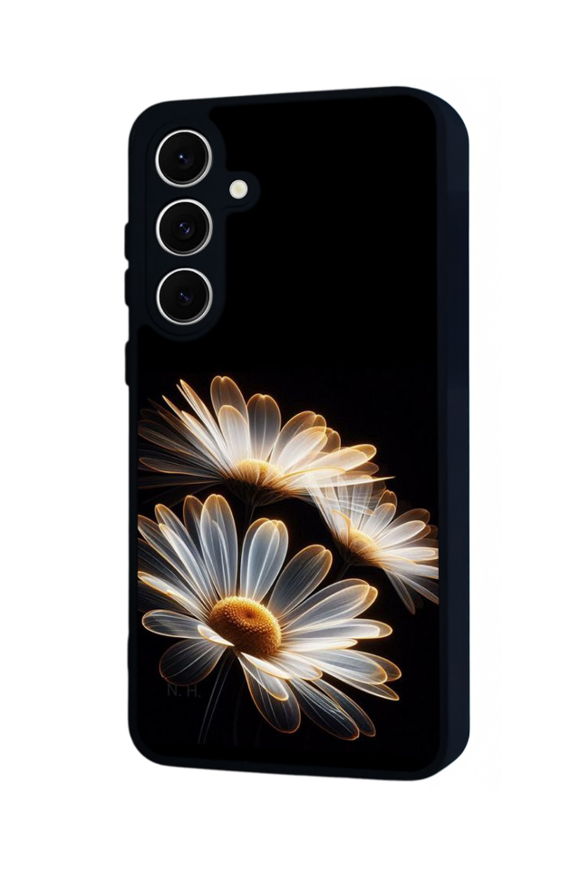 Samsung Galaxy A16 Uyumlu Cicek Tasarımlı Glossy Premium Kılıf