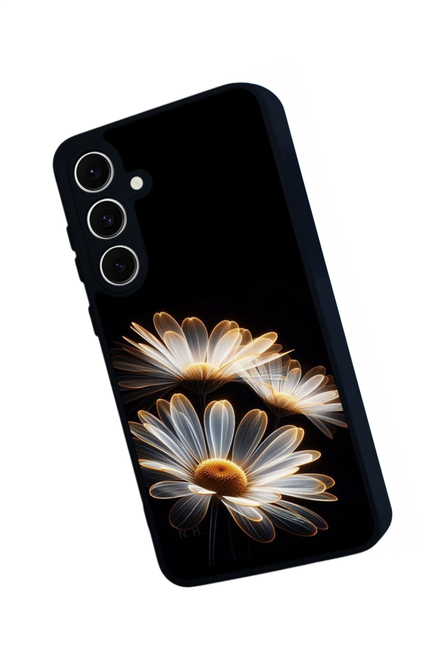 Samsung Galaxy A16 Uyumlu Cicek Tasarımlı Glossy Premium Kılıf