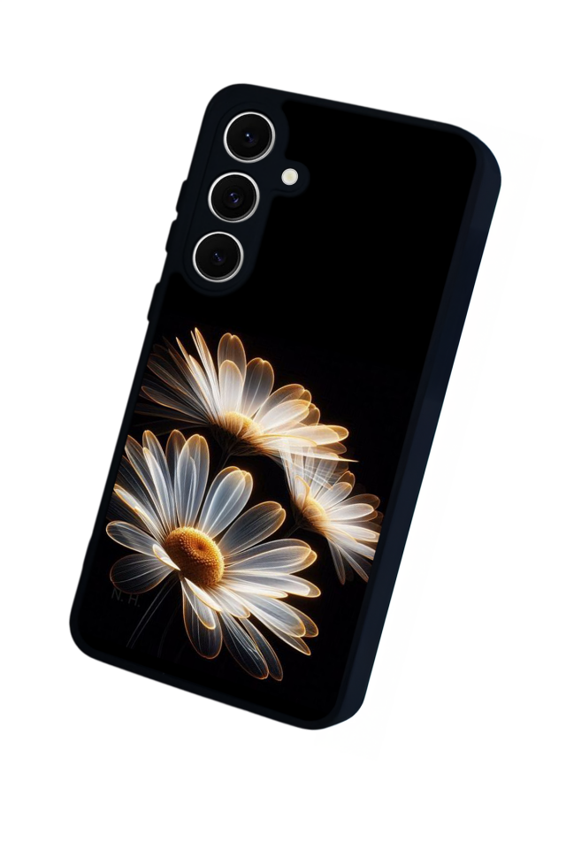 Samsung Galaxy A16 Uyumlu Cicek Tasarımlı Glossy Premium Kılıf