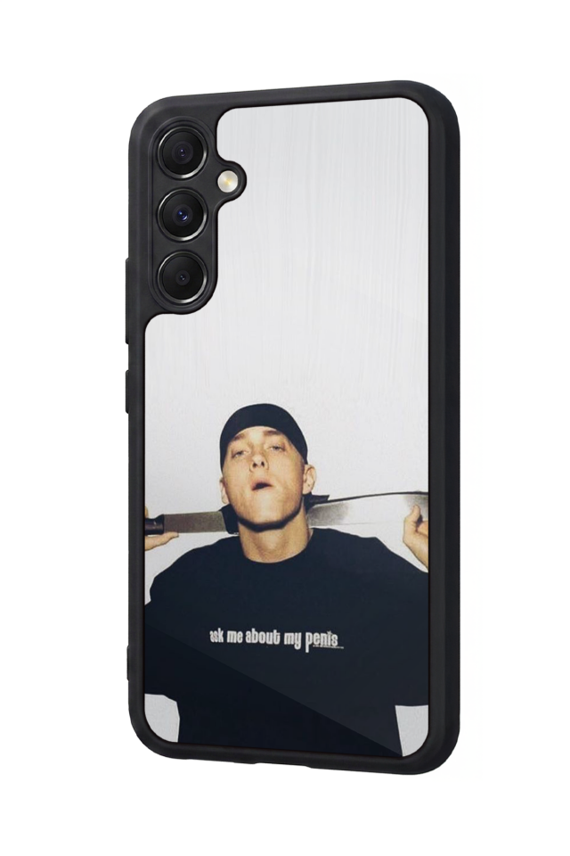 Samsung Galaxy M34 Uyumlu Eminem Tasarımlı Glossy Premium Kılıf
