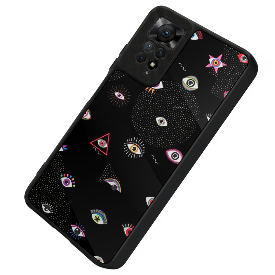 Xiaomi Redmi Note 11 Pro Uyumlu Göz Tasarımlı Glossy Premium Kılıf