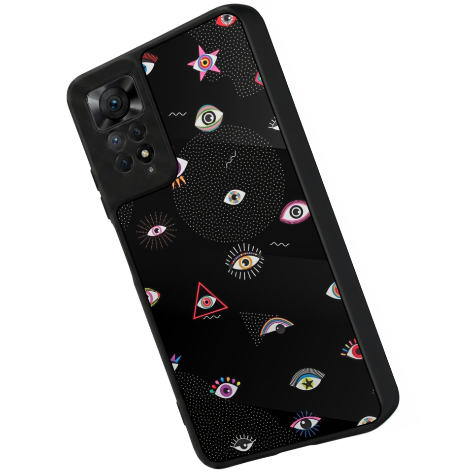 Xiaomi Redmi Note 11 Pro Uyumlu Göz Tasarımlı Glossy Premium Kılıf