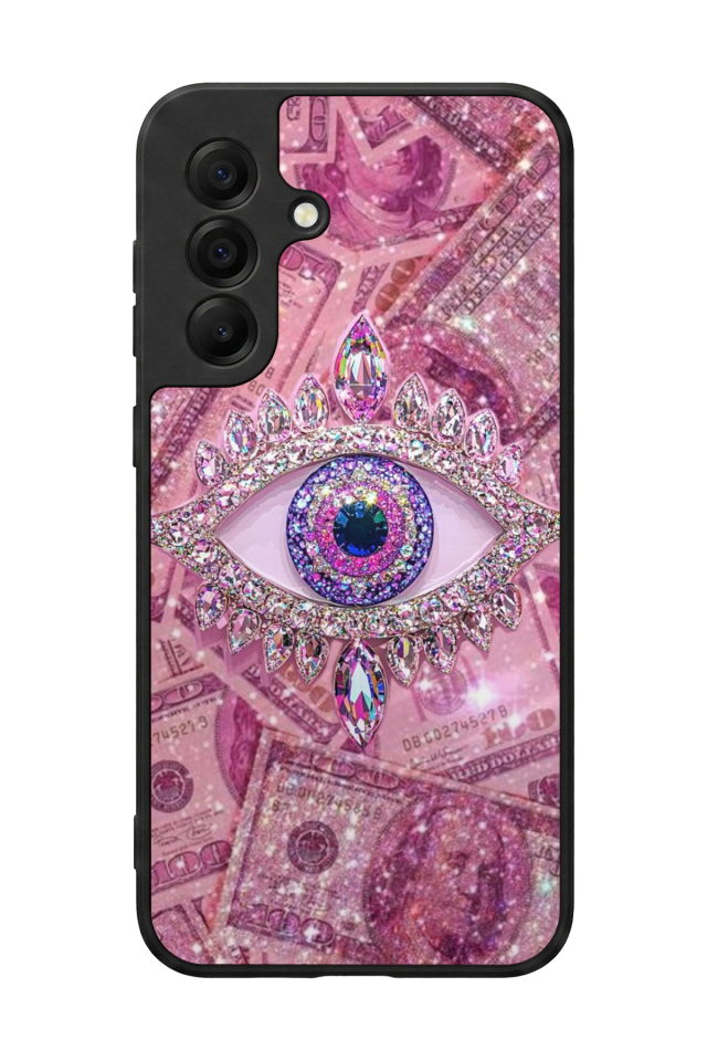 Samsung Galaxy A17 Uyumlu Göz Tasarımlı Glossy Premium Kılıf