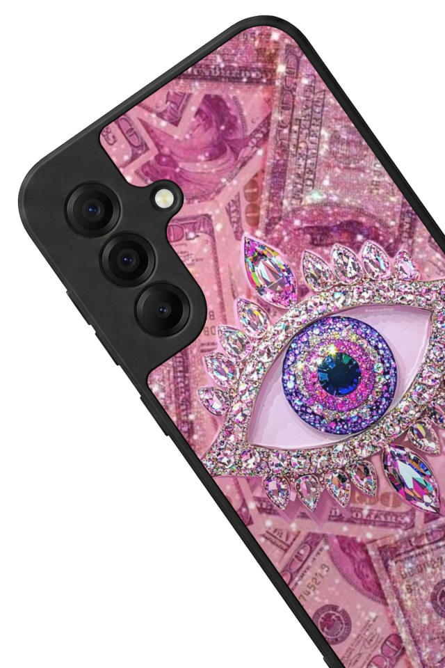 Samsung Galaxy A17 Uyumlu Göz Tasarımlı Glossy Premium Kılıf