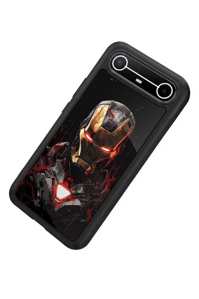 Tecno Spark Slim 5G Uyumlu  Iron Man ( Demir Adam ) Tasarımlı Glossy Premium Kılıf
