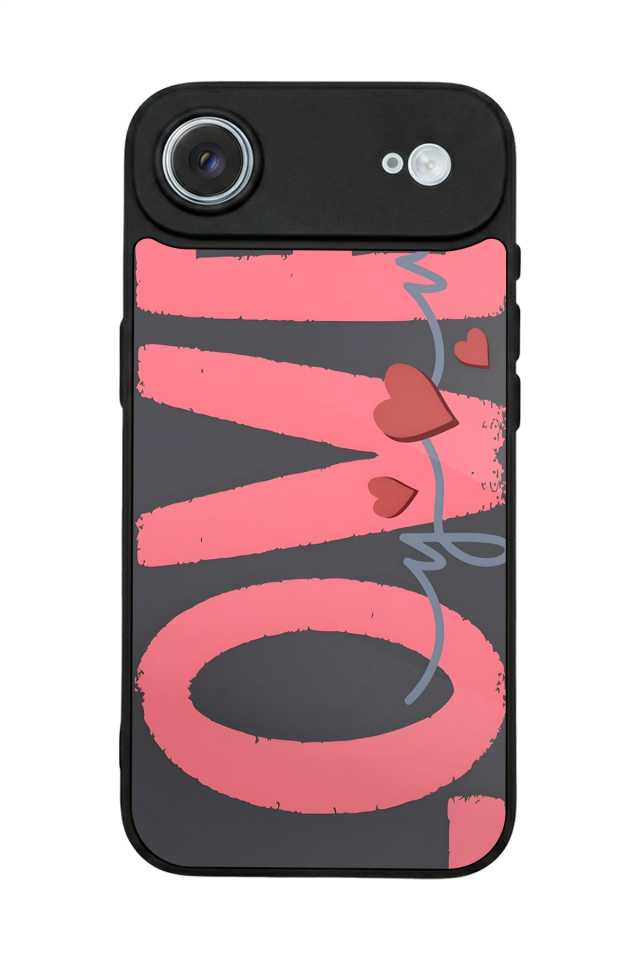iPhone 17 Air Uyumlu Love Tasarımlı Glossy Premium Kılıf