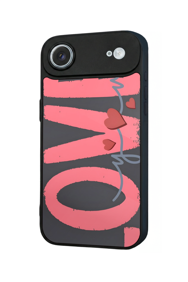 iPhone 17 Air Uyumlu Love Tasarımlı Glossy Premium Kılıf