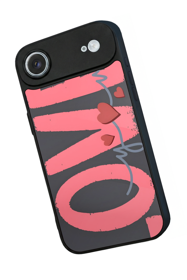 iPhone 17 Air Uyumlu Love Tasarımlı Glossy Premium Kılıf