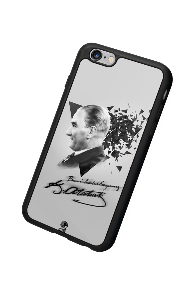 iPhone 6 Plus Uyumlu Mustafa Kemal Ataturk Tasarımlı Glossy Premium Kılıf