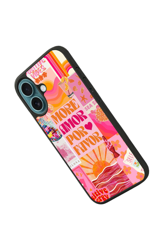 iPhone 16 Plus Uyumlu Poster Tasarımlı Glossy Premium Kılıf