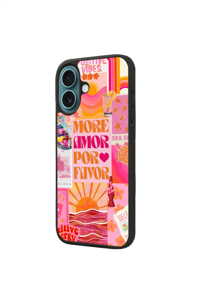 iPhone 16 Plus Uyumlu Poster Tasarımlı Glossy Premium Kılıf
