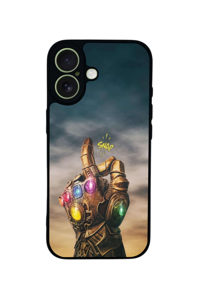 iPhone 17 Uyumlu Thanos Tasarımlı Glossy Premium Kılıf