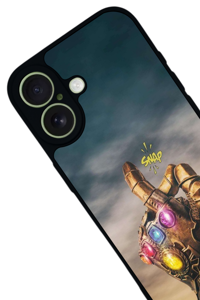 iPhone 17 Uyumlu Thanos Tasarımlı Glossy Premium Kılıf