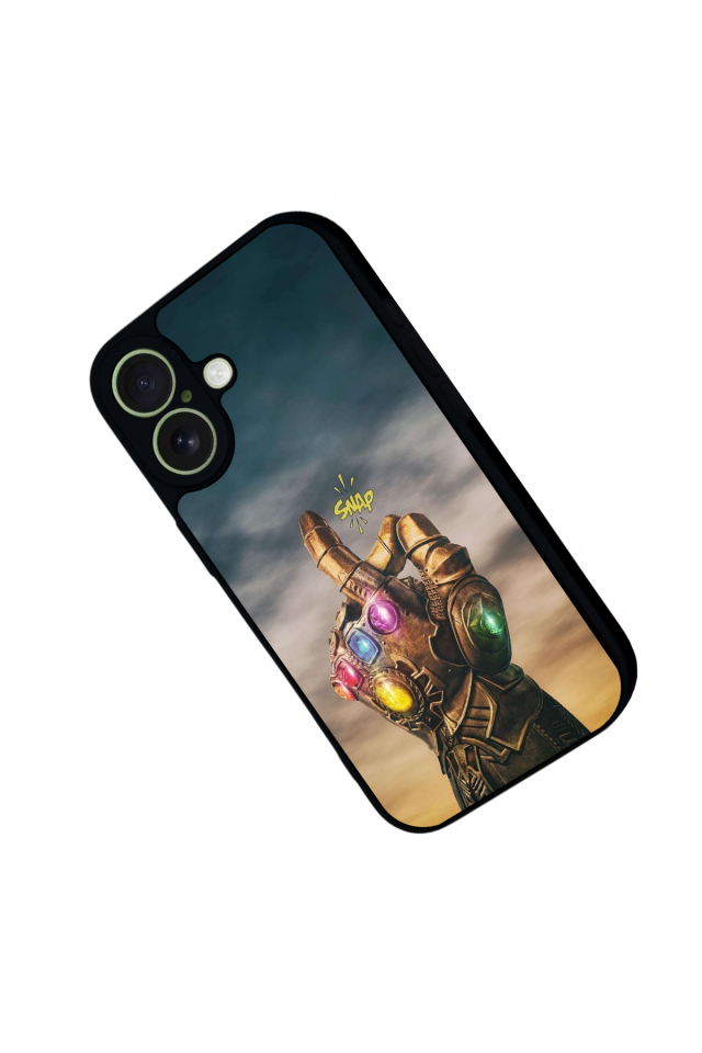 iPhone 17 Uyumlu Thanos Tasarımlı Glossy Premium Kılıf