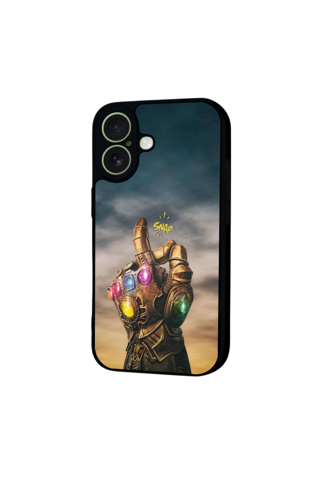 iPhone 17 Uyumlu Thanos Tasarımlı Glossy Premium Kılıf