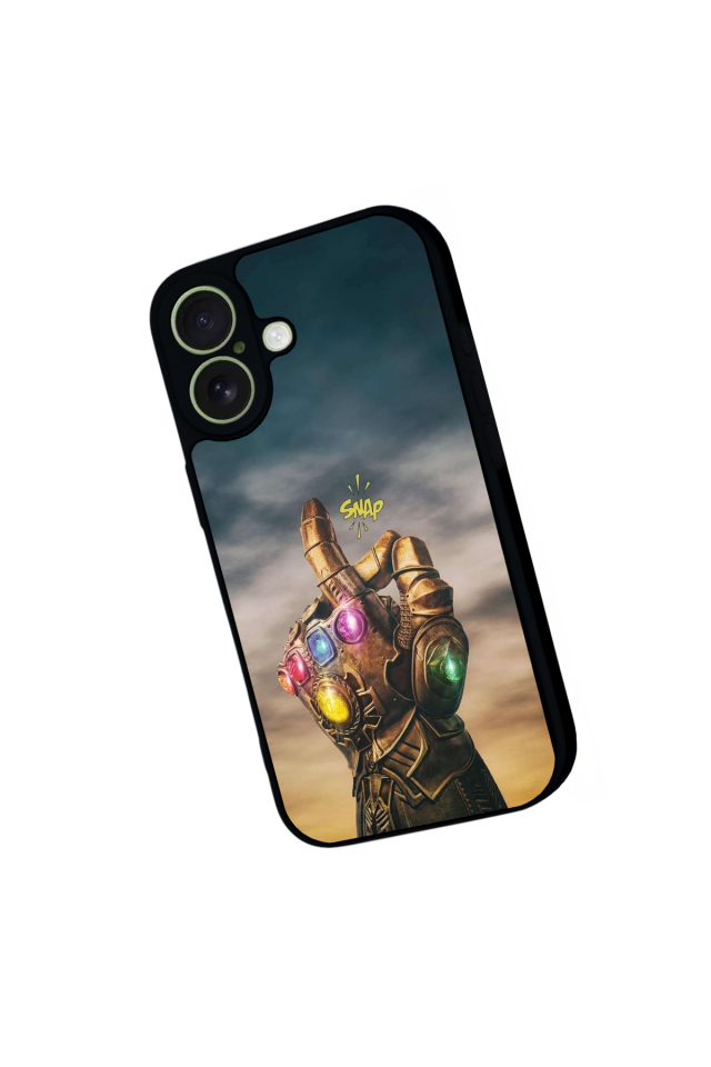 iPhone 17 Uyumlu Thanos Tasarımlı Glossy Premium Kılıf
