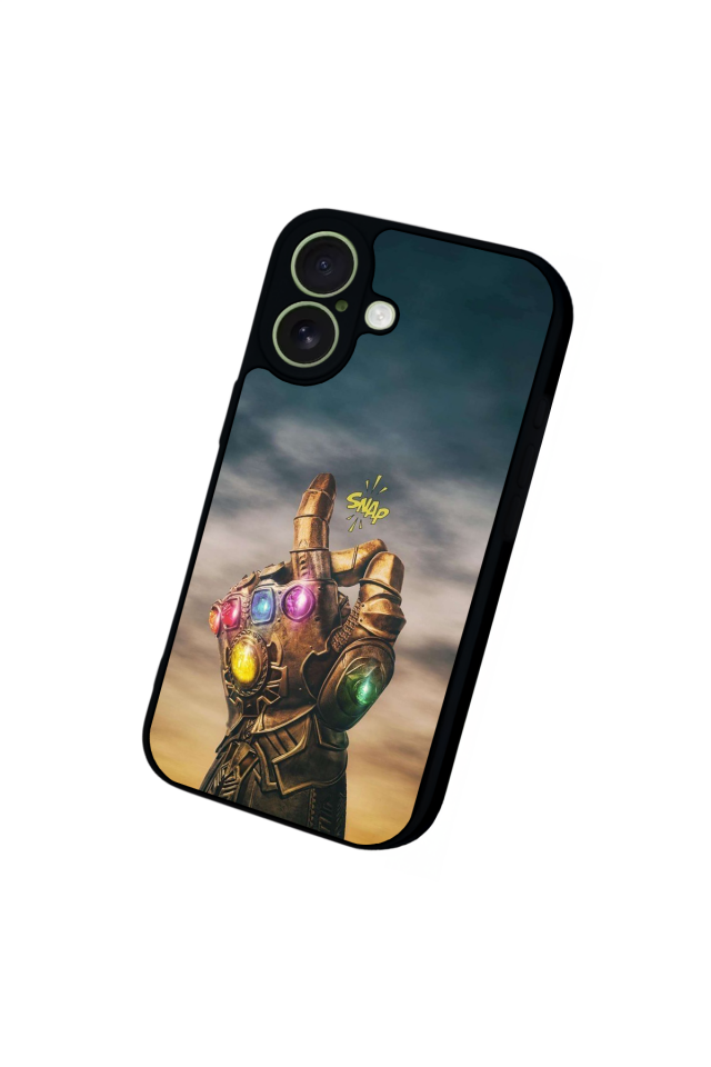 iPhone 17 Uyumlu Thanos Tasarımlı Glossy Premium Kılıf
