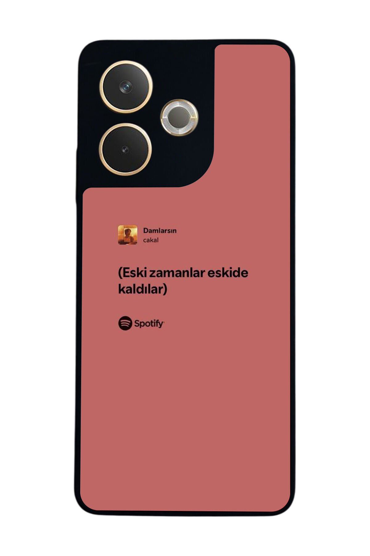 Oppo A5 Pro Uyumlu Sarki Sozleri Tasarımlı Glossy Premium Kılıf