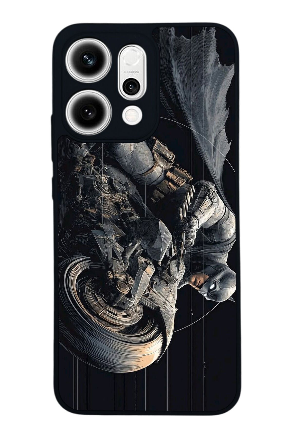 Oppo Reno 14 Uyumlu Batman Tasarımlı Glossy Premium Kılıf