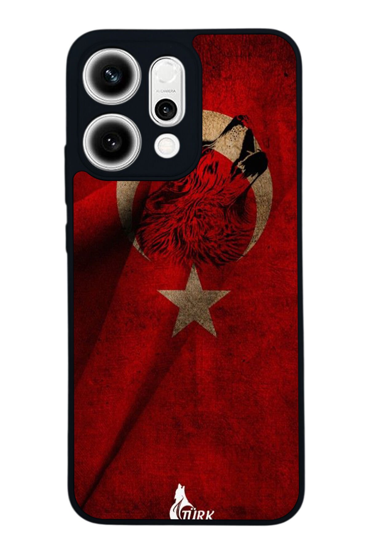 Oppo Reno 14 Uyumlu Türk Bayragi Tasarımlı Glossy Premium Kılıf