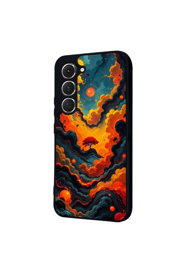 Tecno Spark 40 Pro Uyumlu Abstract Tasarımlı Glossy Premium Kılıf
