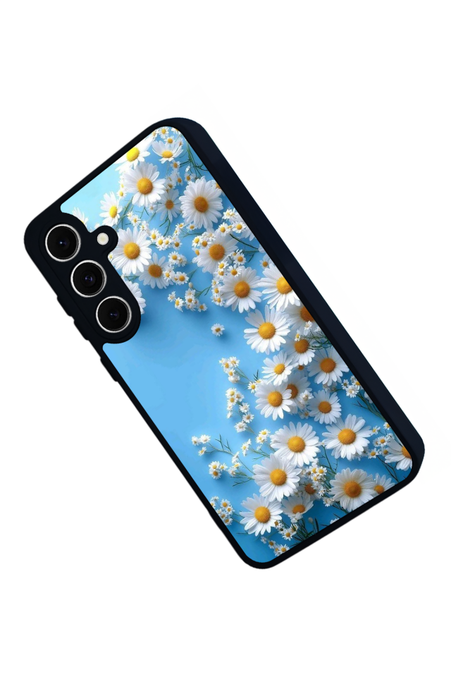 Samsung Galaxy A16 Uyumlu Cicek Tasarımlı Glossy Premium Kılıf