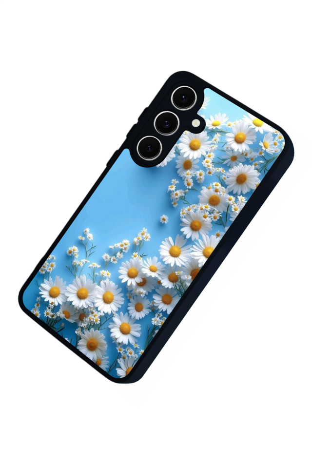 Samsung Galaxy A16 Uyumlu Cicek Tasarımlı Glossy Premium Kılıf