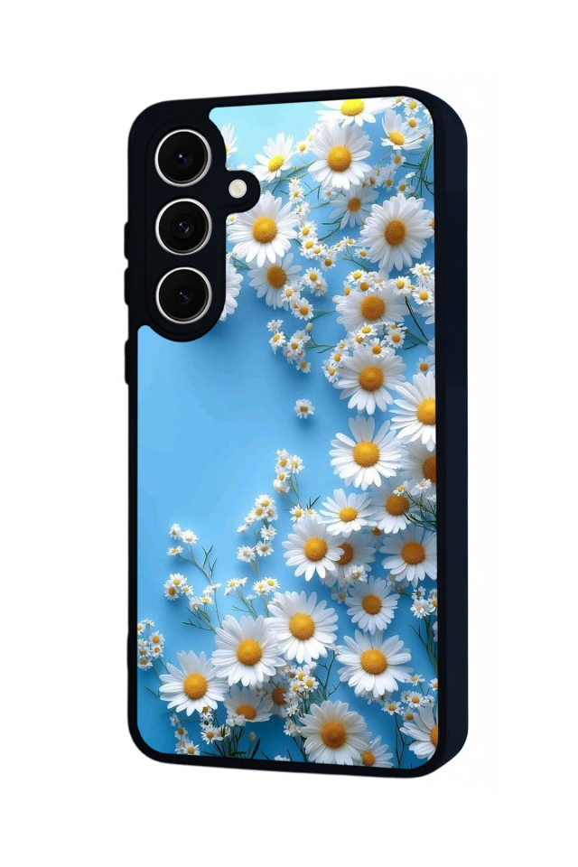 Samsung Galaxy A16 Uyumlu Cicek Tasarımlı Glossy Premium Kılıf