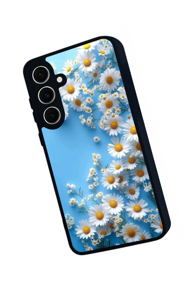 Samsung Galaxy A16 Uyumlu Cicek Tasarımlı Glossy Premium Kılıf