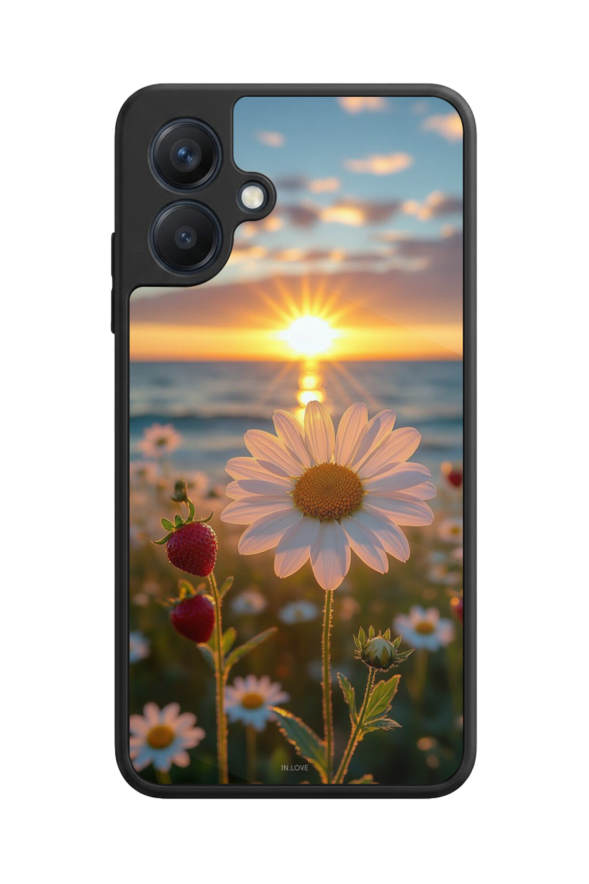Samsung Galaxy A07 Uyumlu Cicek Tasarımlı Glossy Premium Kılıf