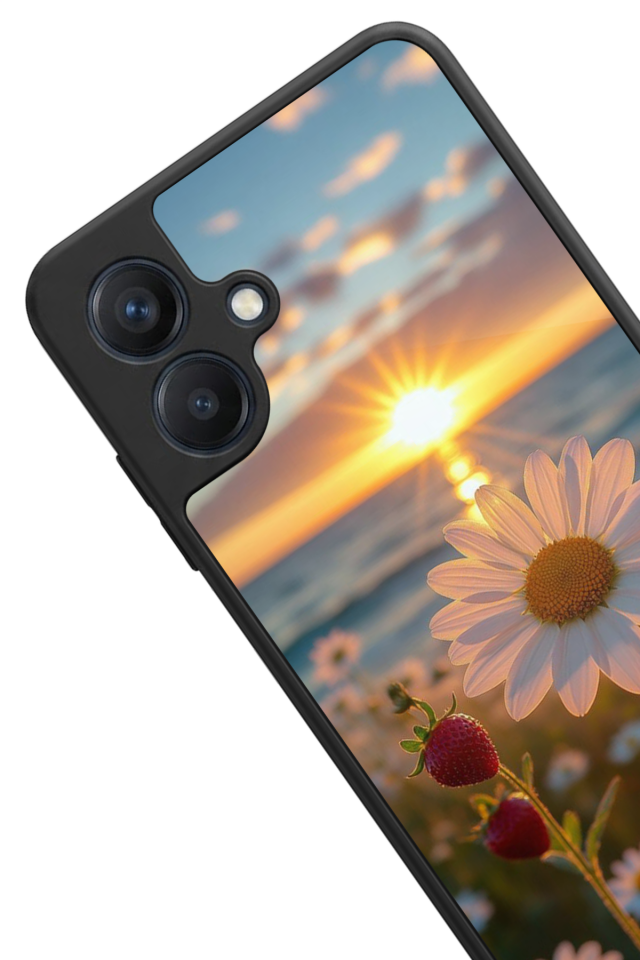 Samsung Galaxy A07 Uyumlu Cicek Tasarımlı Glossy Premium Kılıf