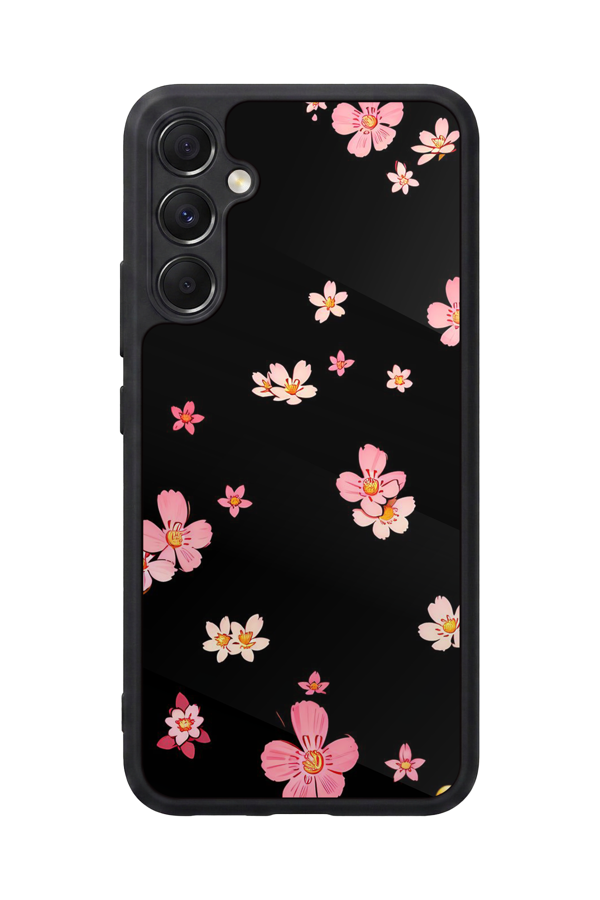 Samsung Galaxy A34 Uyumlu Floral Tasarımlı Glossy Premium Kılıf